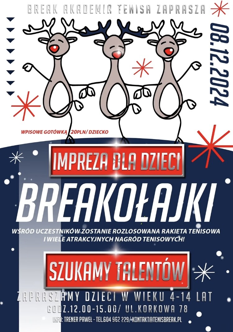 BREAKOŁAJKI w Klubie Tenisowym Break