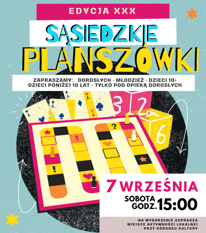 Sąsiedzkie Planszówki po raz 30!