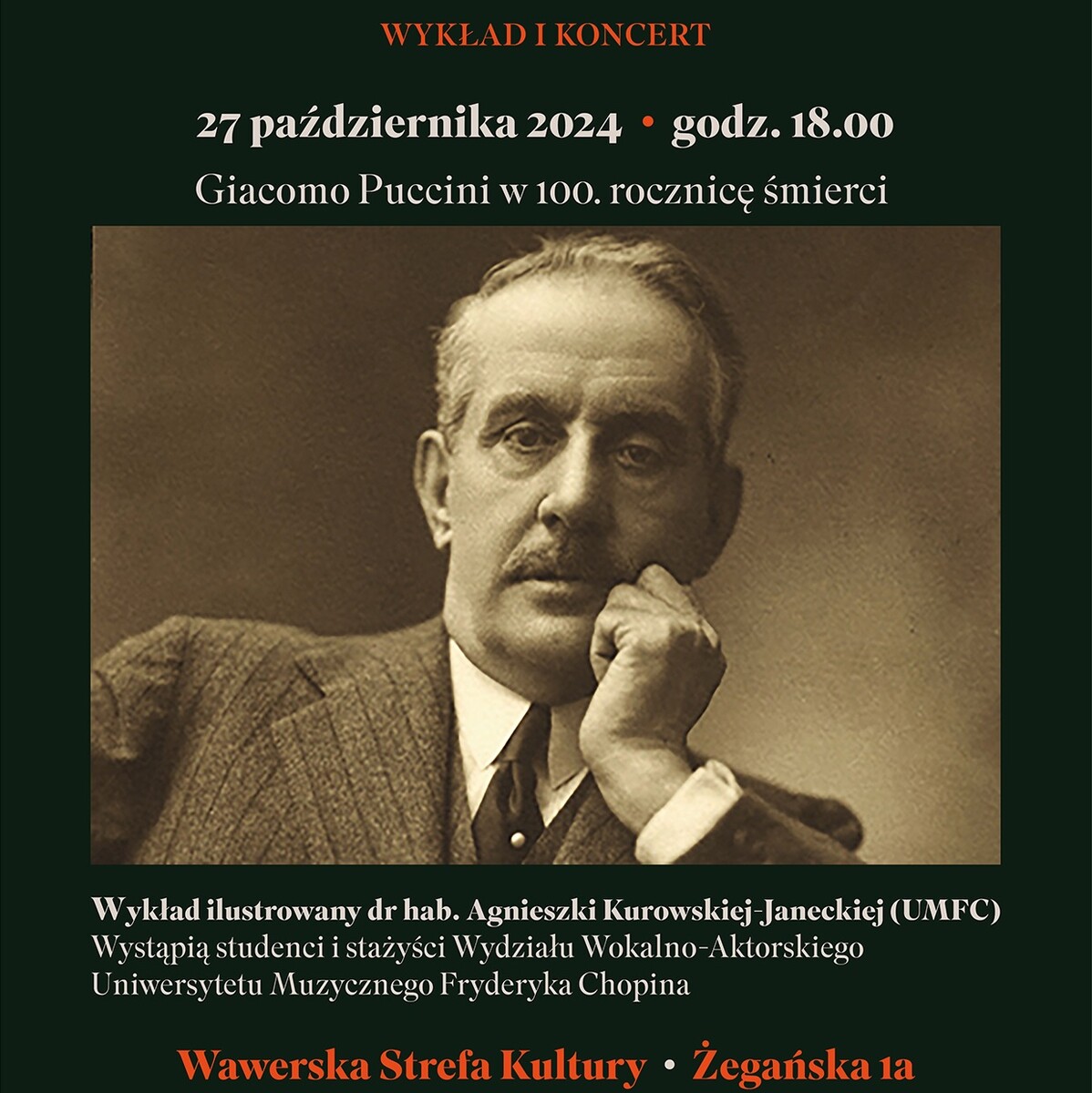 Bliżej opery. Giacomo Puccini w 100 rocznicę śmierci / wykład