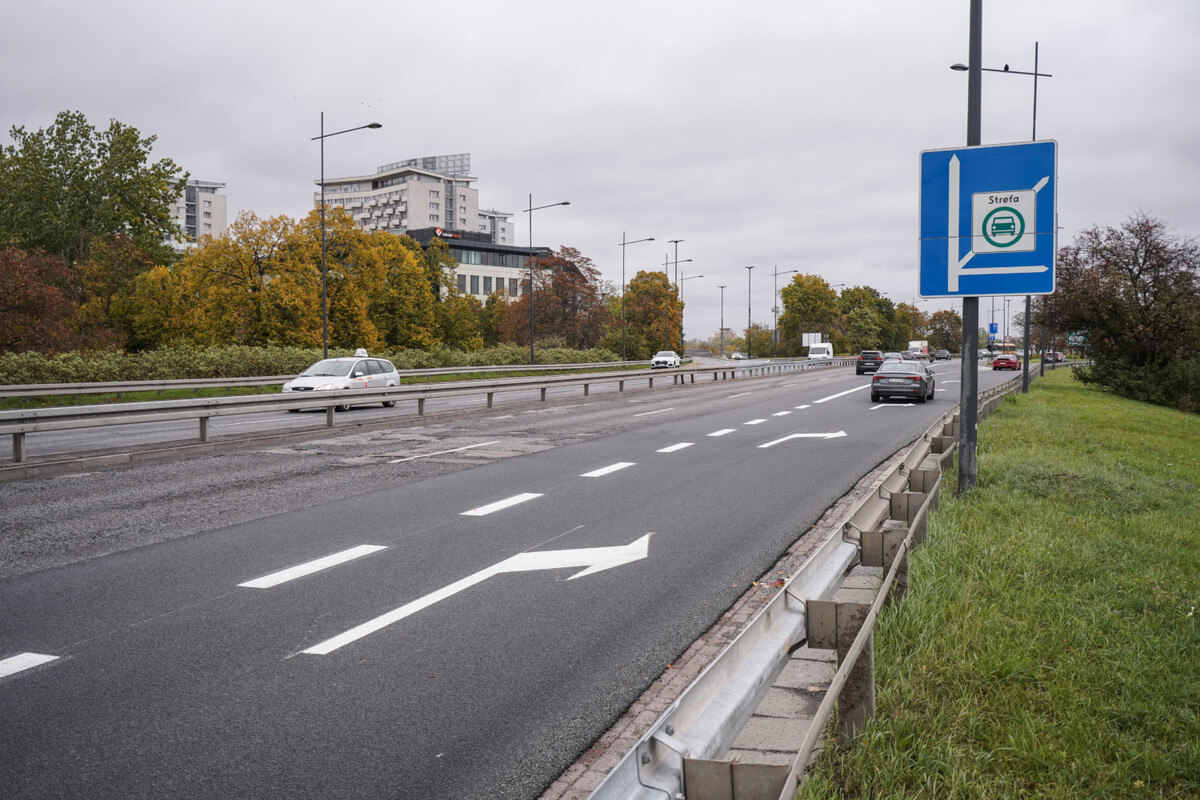 Koniec pierwszego etapu frezowania Trasy Łazienkowskiej