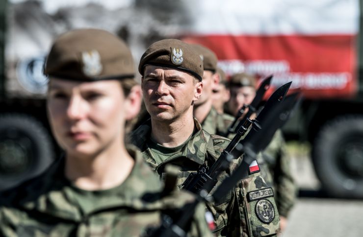 „Ja żołnierz Wojska Polskiego… - w sobotę zaprzysiężono nowych terytorialsów.