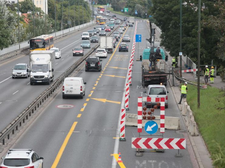 Niedługo koniec budowy nowego wiaduktu północnego Trasy Łazienkowskiej