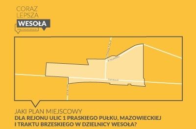 Jaki plan miejscowy dla rejonu ulic 1 Pułku Praskiego, Mazowieckiej i Traktu Brzeskiego?
