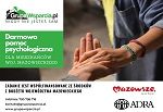 Rusza program bezpłatnej pomocy psychologicznej dla mieszkańców województwa mazowieckiego