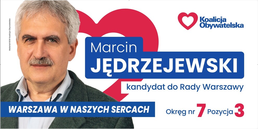 Prezentujemy kandydata do Rady Warszawy