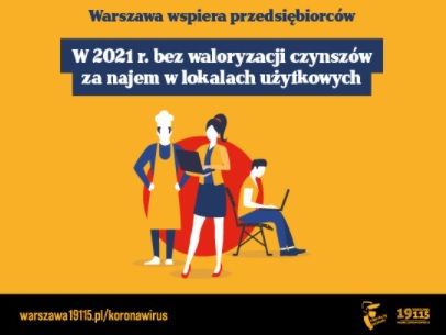 Warszawa wspiera przedsiębiorców w 2021 roku