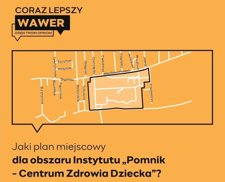 Plan miejscowy dla Międzylesia | Rejon Centrum Zdrowia Dziecka